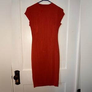 Pretty Little Thing bodycon blush/salmon color dress
